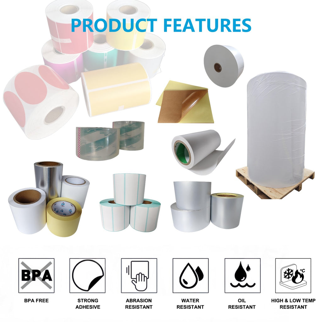 Thermo Versand Etiketten Rolle 100 x 150 mm | 500 - 2500 Stk. DHL DPD UPS ZEBRA