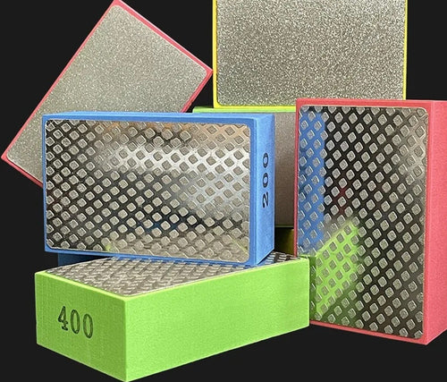 1-4 Diamanthandpad-Schleifpad- Fliesen Kanten brechen Handschleifpad  Diamantpad