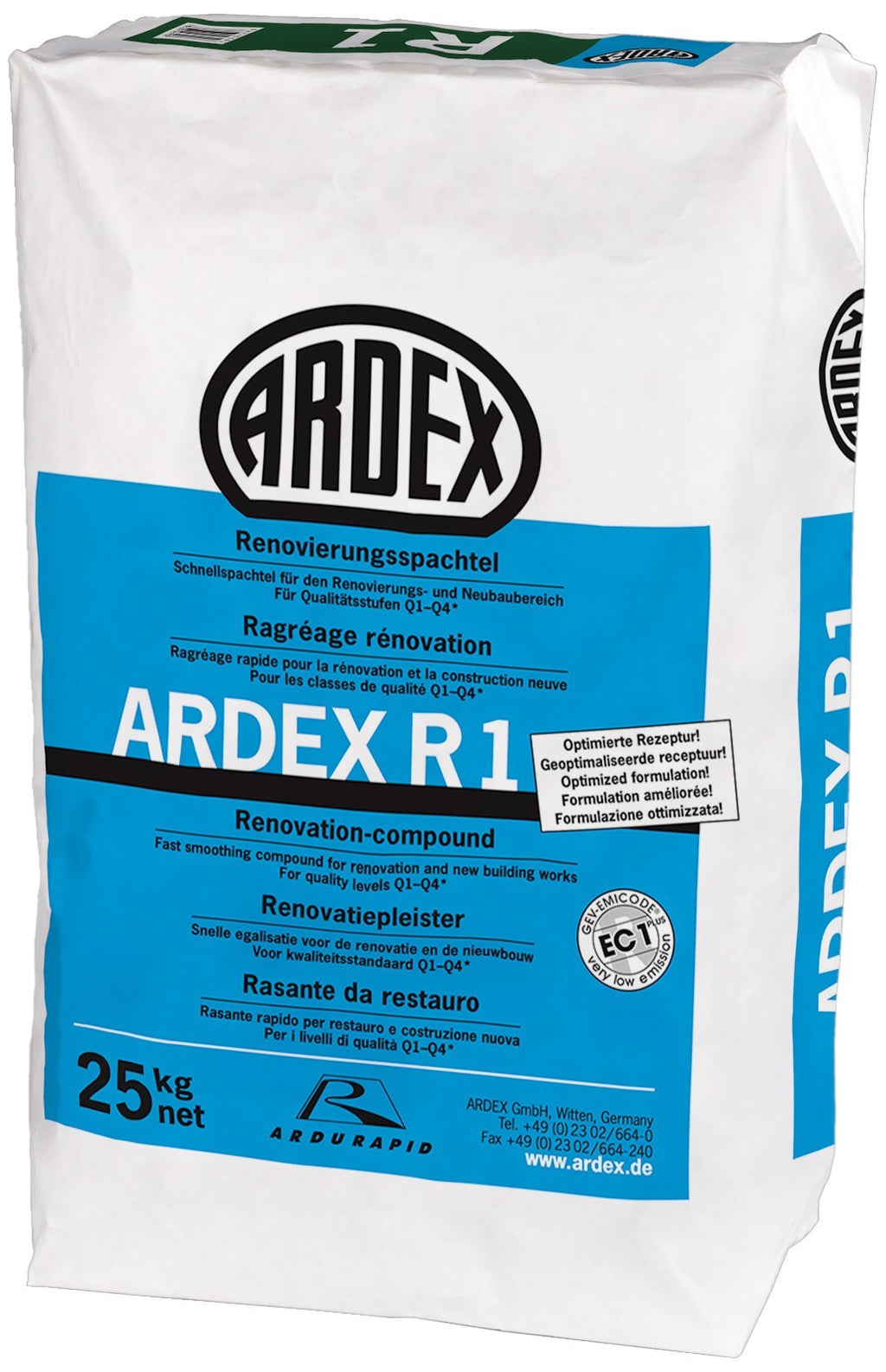 ARDEX R 1 Renovierungsspachtel 5kg - 25 kg
