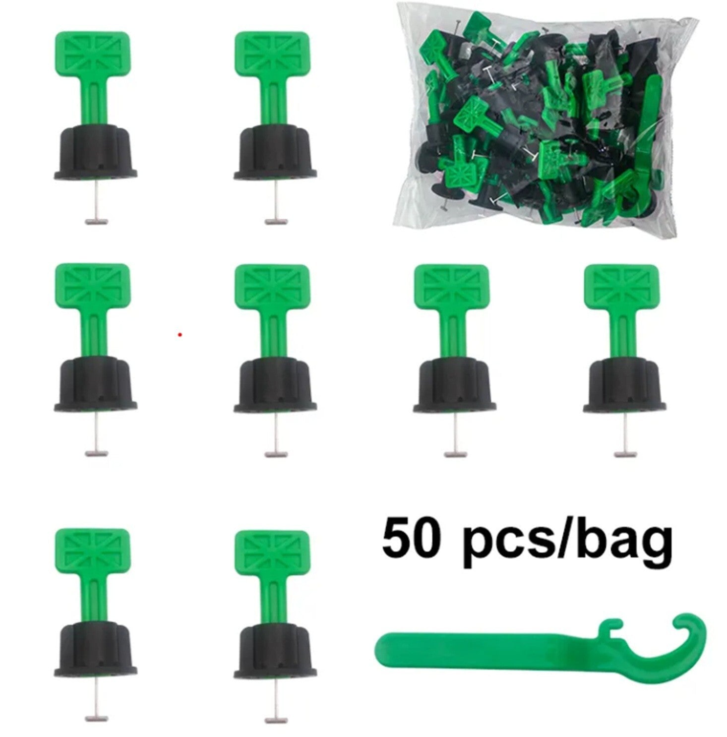 Schraublaschen Nivelliersystem Fliesen Plan System Verlegehilfe 1-3 mm Laschen