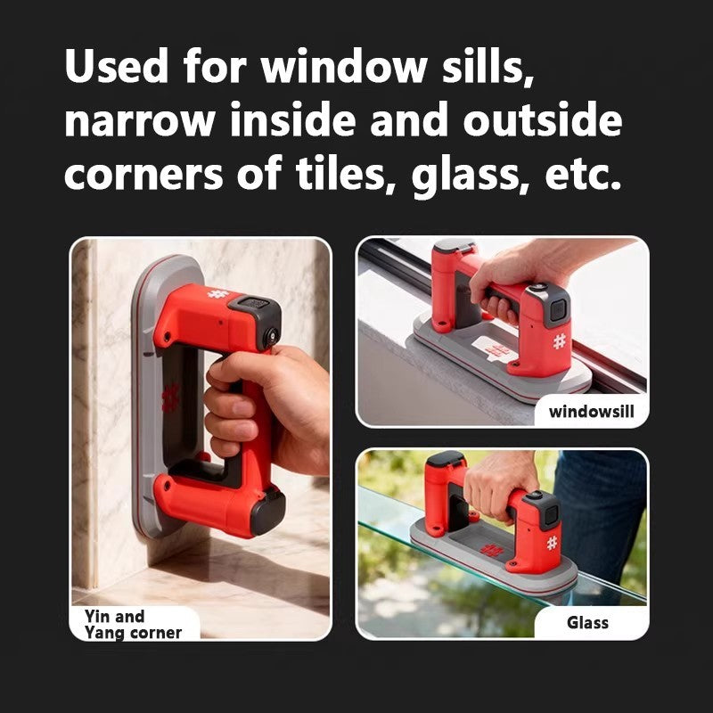 Mini Akku Vakuumheber 260 x 90 mm 120kg+ USB-C Saugheber Plattenheber Glasheber