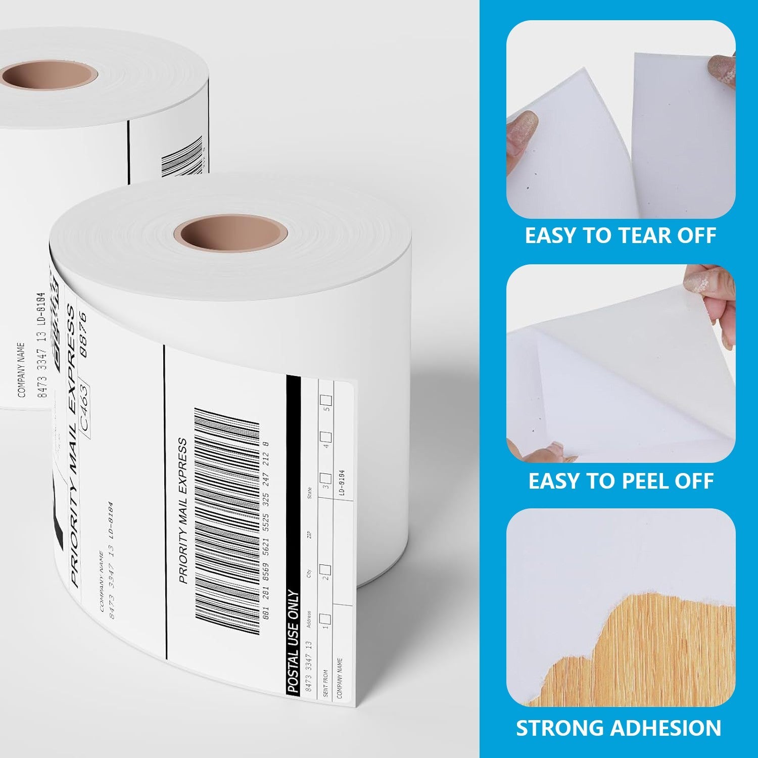 Thermo Versand Etiketten Rolle 100 x 150 mm | 500 - 2500 Stk. DHL DPD UPS ZEBRA