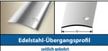 Übergangsprofil Bodenleiste Abschlussprofil Anpassungsprofil für Laminat - Vinyl