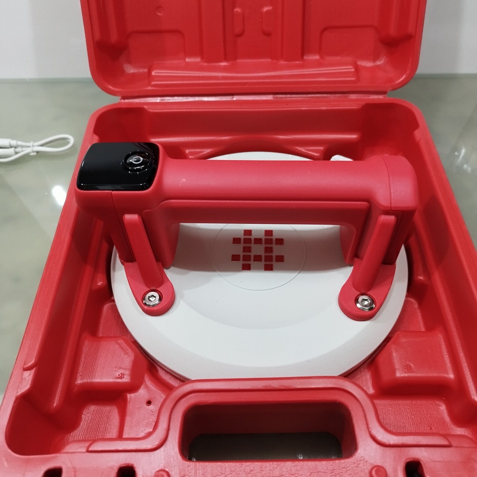 Mini Akku Vakuumheber 240 x 90 mm 120 kg USB-C Saugheber Plattenheber Glasheber