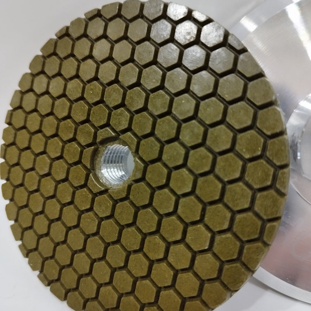 Diamant  Alu Polierscheibe Naturstein Fliese Trocken Polierpad M14 Schleifscheib