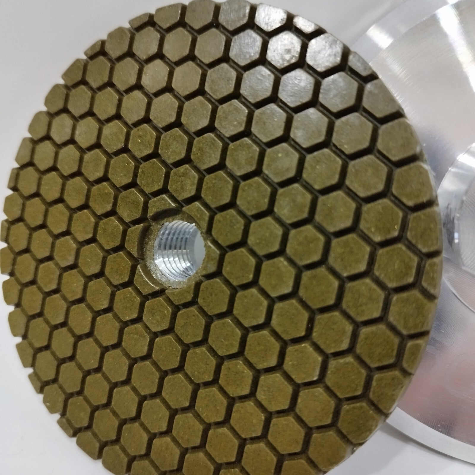 Diamant  Alu Polierscheibe Naturstein Fliese Trocken Polierpad M14 Schleifscheib