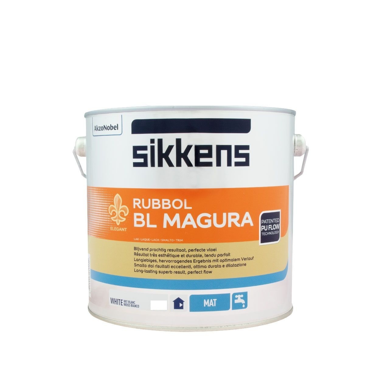 CAPAROL, Sikkens, CWS   PU-Lack Acryllack Holzlack Metall-Lack WEISS Matt