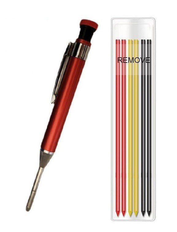 Tieflochmarker, Marker, Baumarker, Bleistift, Ersatzminen, Minen