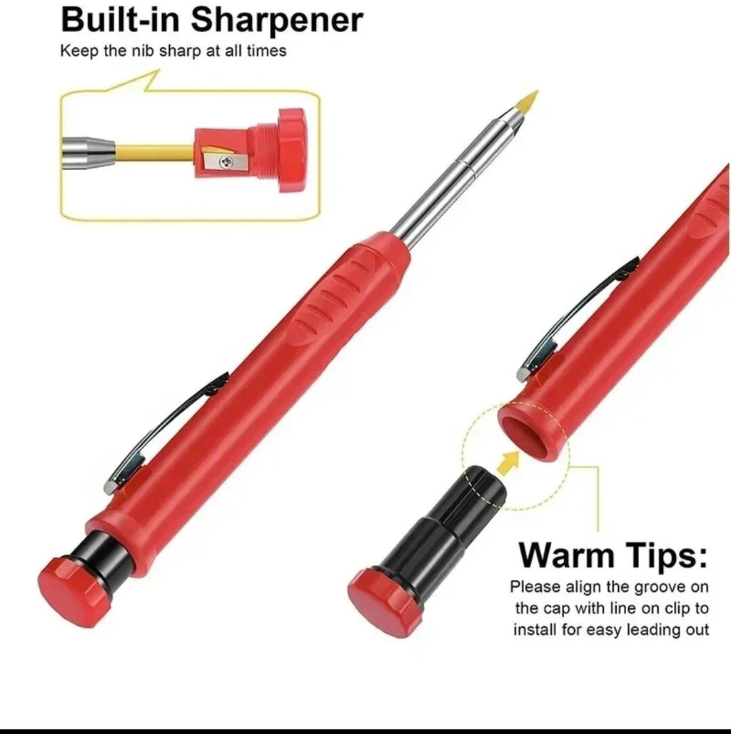 Tieflochmarker, Marker, Baumarker, Bleistift, Ersatzminen, Minen