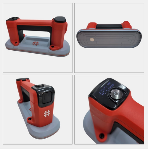 Akku Vakuumheber Mini Akku Vakuumheber 260 x 90 mm 90-260 kg+ USB-C Saugheber