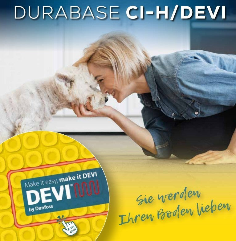 Dural CI-H  Fußbodenheizung Wandheizung Komplettset 1-15 qm