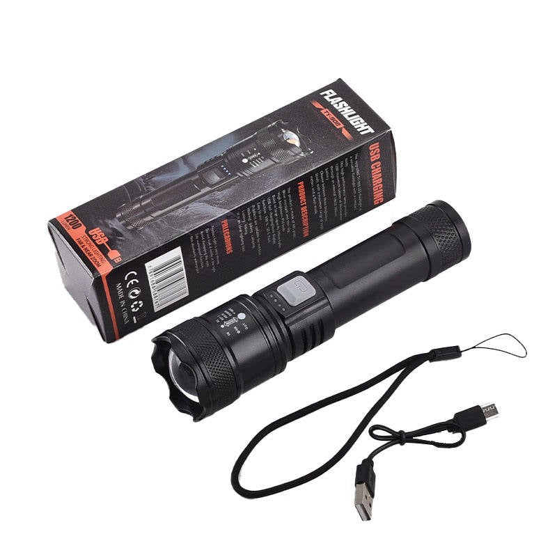  COB Taschenlampe Wiederaufladbare Schlüsselanhänger Licht Magnet LED Lampe