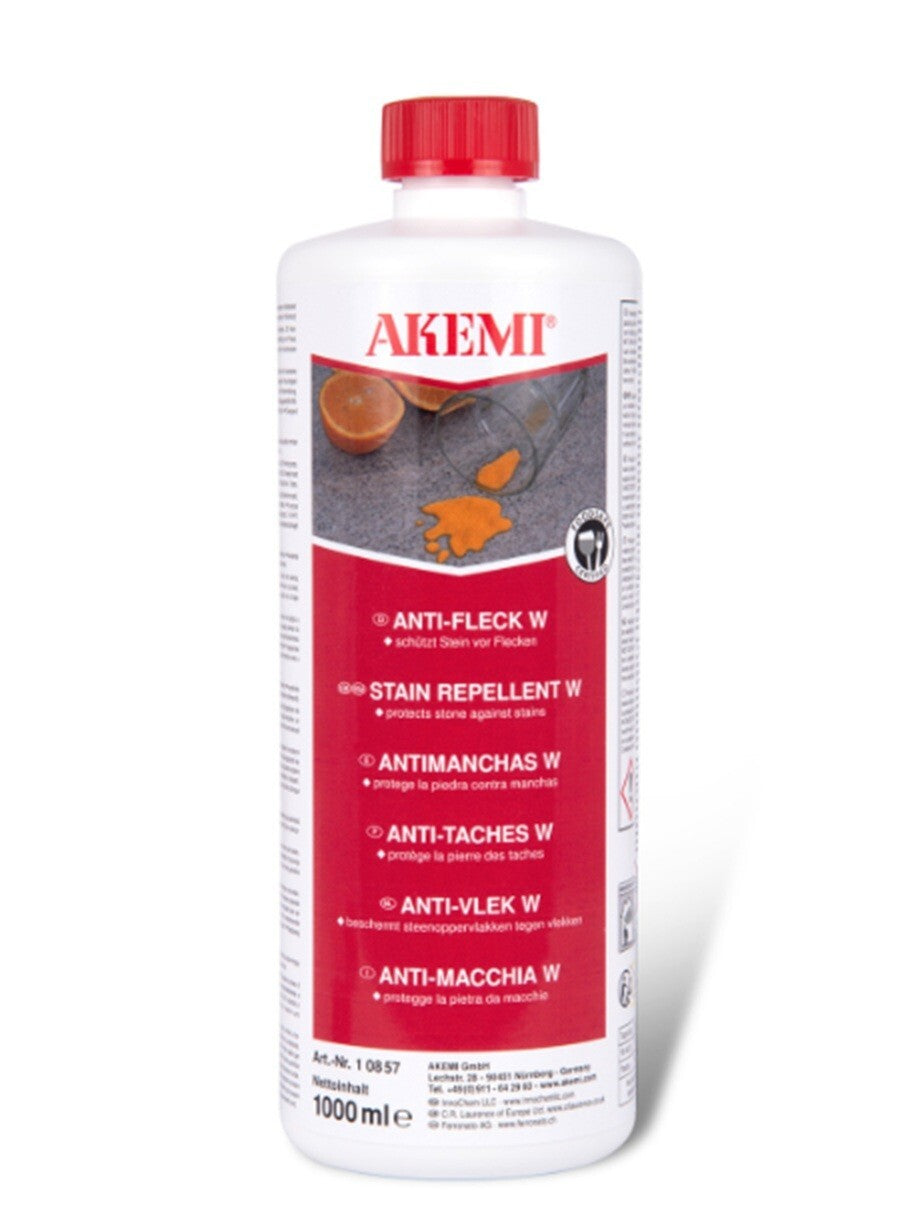 Imprägnierung AKEMI Anti Fleck W  Steinimprägnierung  (auf Wasserbasis)  1 Liter