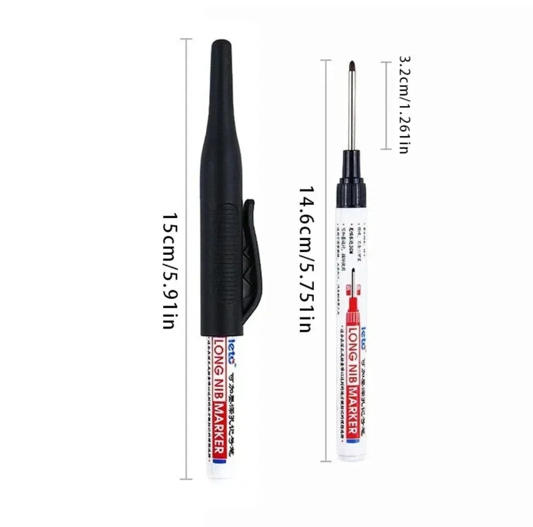 Tieflochmarker, Marker, Baumarker, Bleistift, Ersatzminen, Minen