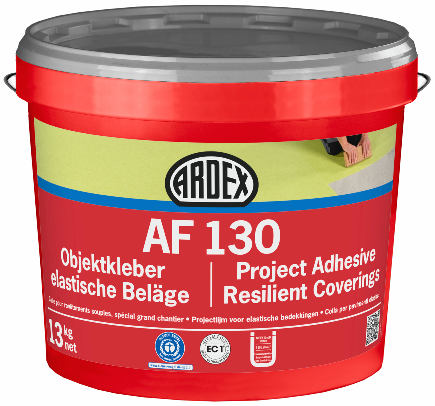 ARDEX AF 130 Dispersionsklebstoff zum Kleben von PVC-Belägen  - 13 kg