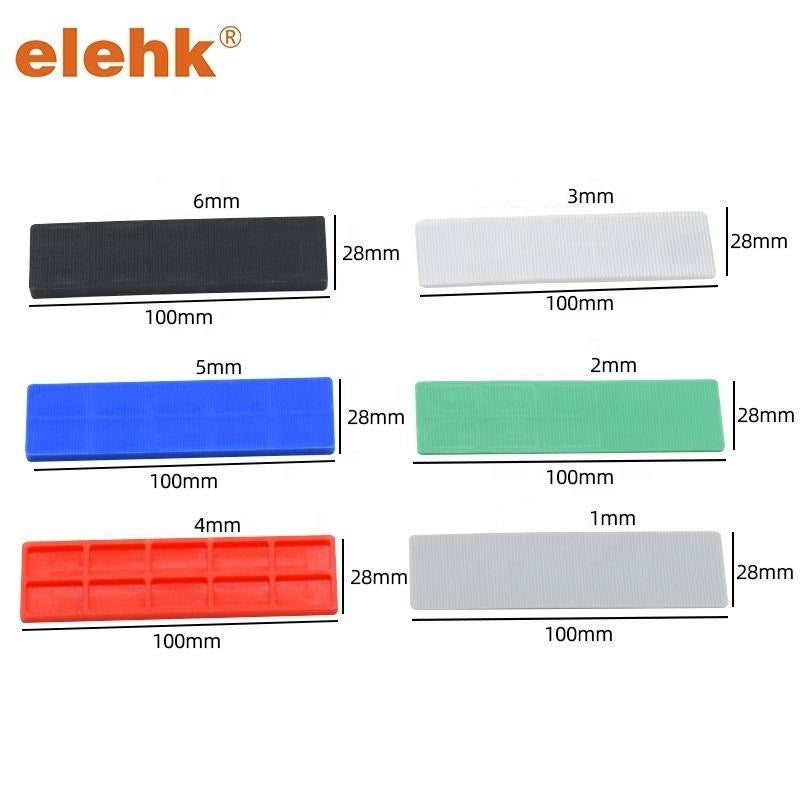 Kunststoff Abstandshalter Fenster  - Nivellierung Fensterkeile- Set  1-6 mm