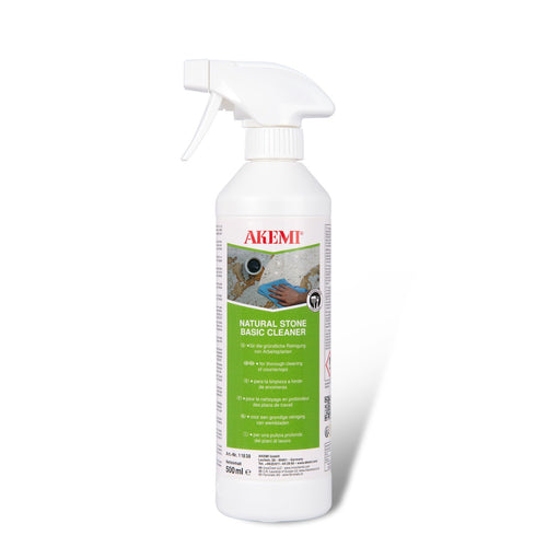 AKEMI Natural Stone Basic Cleaner -500ml Sprühflasche - Gebrauchsfertig