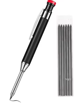 Tieflochmarker, Marker, Baumarker, Bleistift, Ersatzminen, Minen