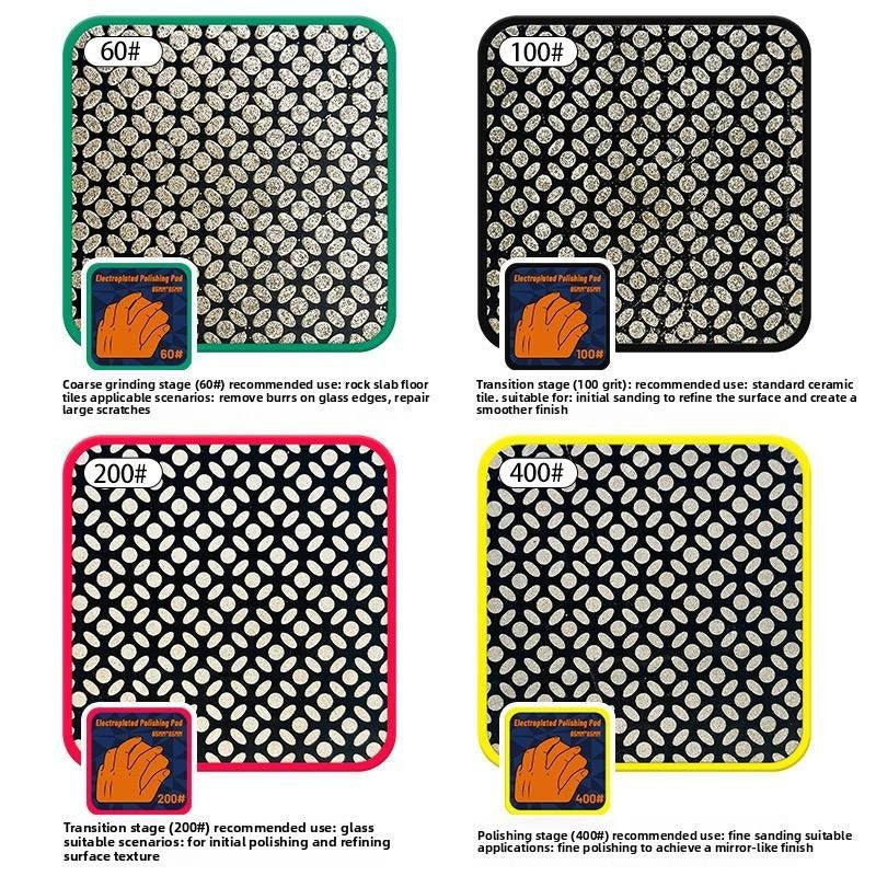Diamant Handpad - Flexible Diamant-Handpads 60 / 100 / 200 / 400 Körnung