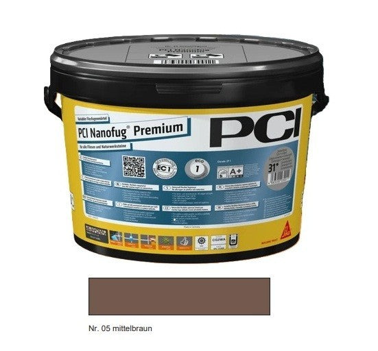 Fugenmörtel PCI Nanofug Premium Fliesen verfugen Flexfuge Bad 5 kg