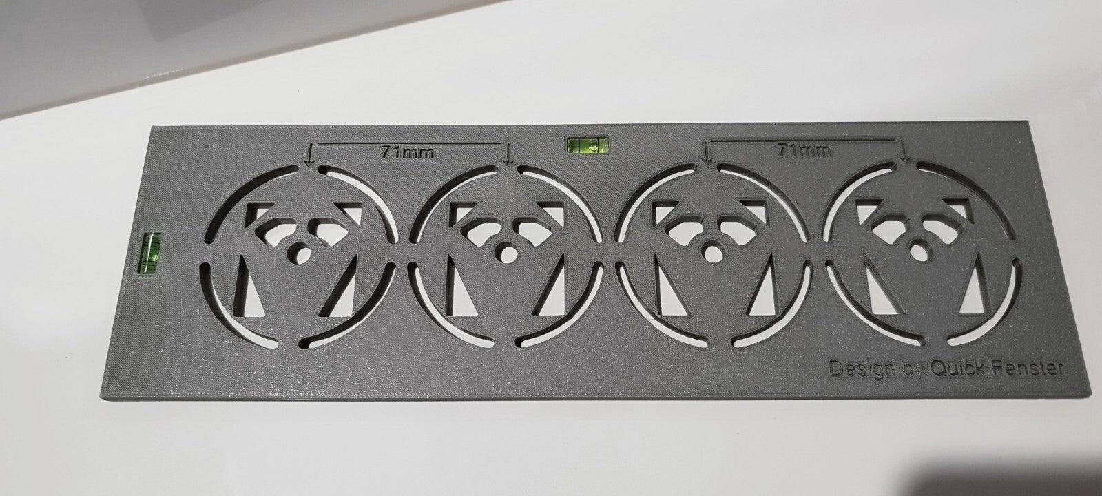 Bohrschablone für Wand-WC - Bohrschablone für Steckdose- Brausebatterie - Grohe