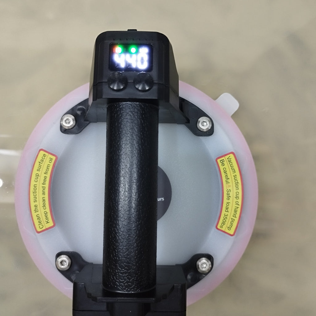Mini Akku Vakuumheber 260 x 90 mm 120kg+ USB-C Saugheber Plattenheber Glasheber