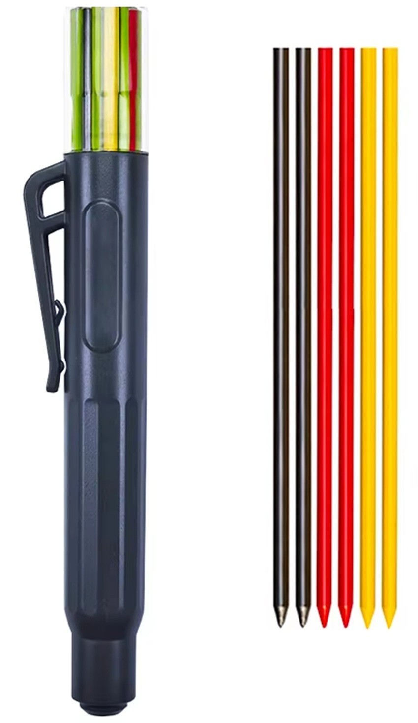 Tieflochmarker, Marker, Baumarker, Bleistift, Ersatzminen, Minen