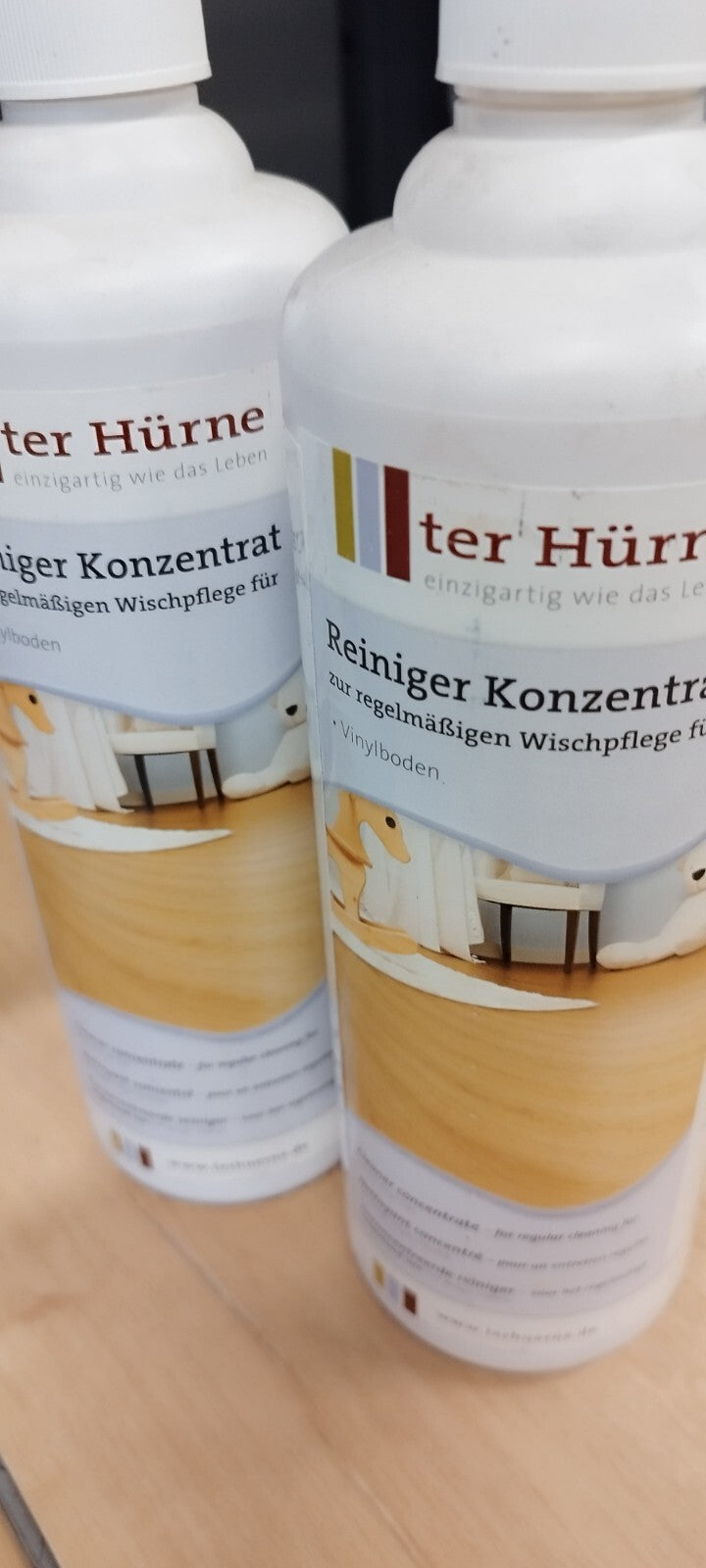 Vinyl Reiniger Konzentrat ,  Vinyl und Designböden - Pflegemittel, ter Hürne