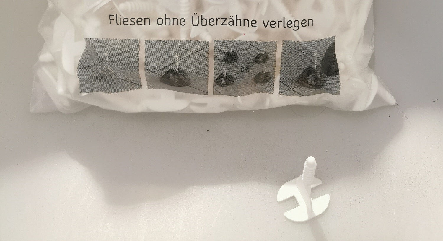 Nivelliersystem, Verlegehilfe,  Fliesen Verlegesystem Plan - Zuglaschen