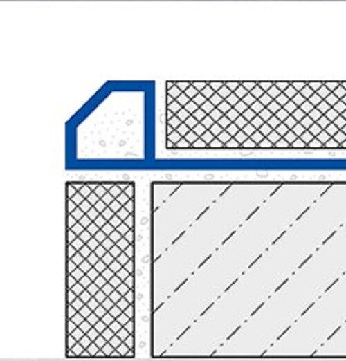 Fliesenprofile - DURAPLUS DIAMOND Profilserie mit 45° Diamant-Cut - 10 Stück