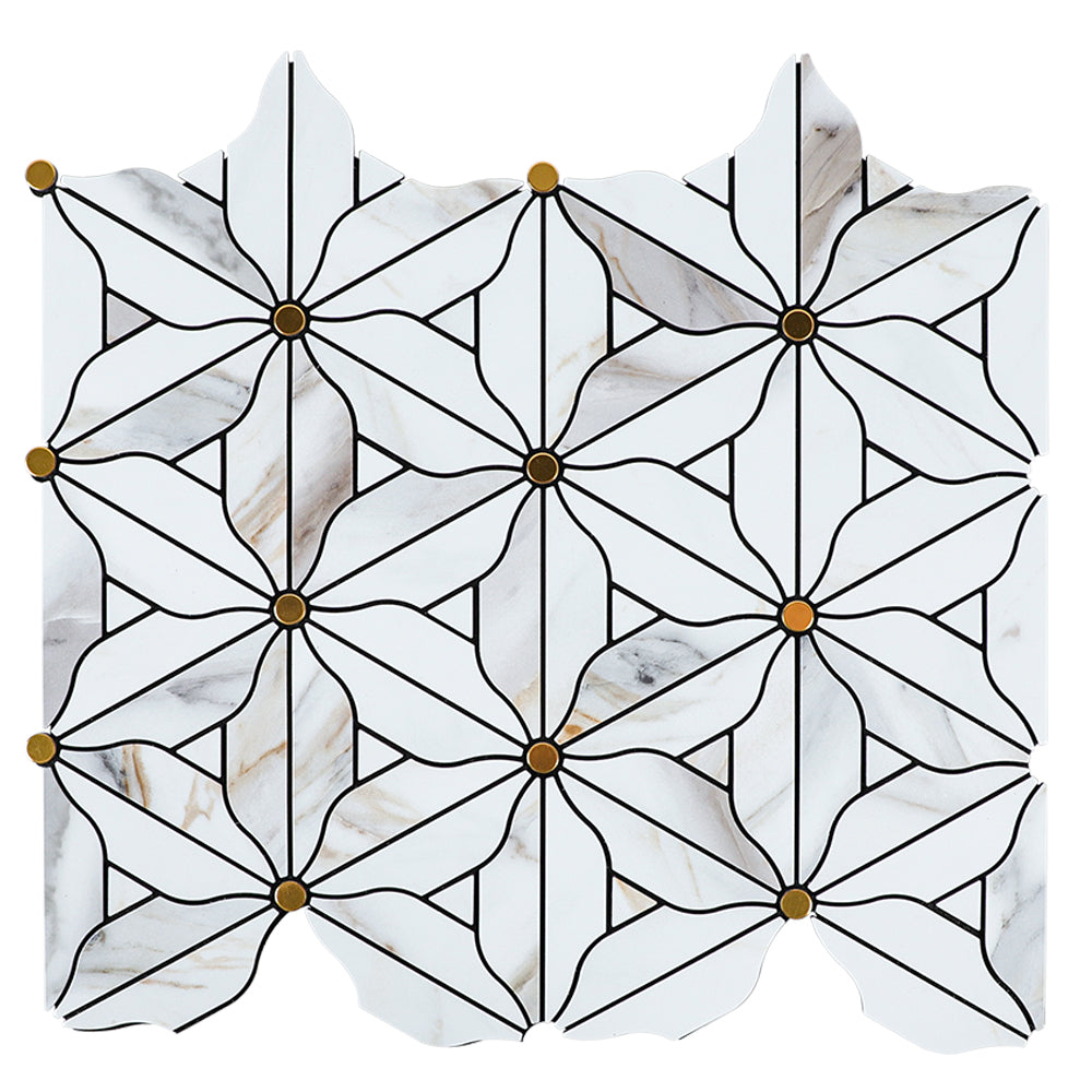 Metallic Mosaikfliesen