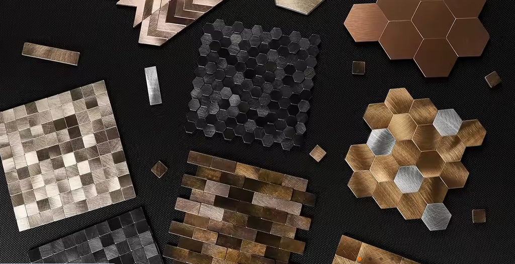 Metallic Mosaikfliesen